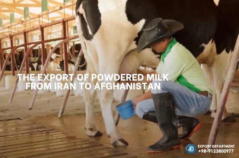 exporting skim milk powder from Iran to Afghanistan